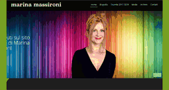 Desktop Screenshot of marinamassironi.com