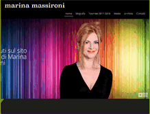 Tablet Screenshot of marinamassironi.com